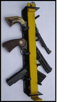 wall gun rack for pistols